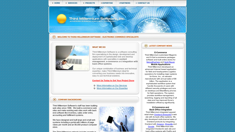 Third Millennium Software E-Commerce and Integration Services