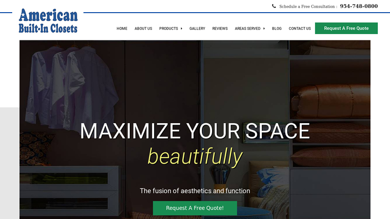 Custom Closet System Manufacturer and Design Company, Florida