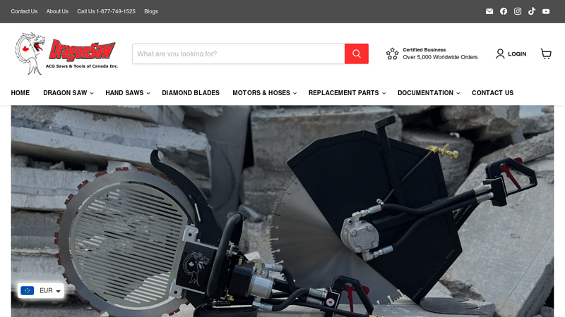 Dragon Saw | ACG Saws & Tools of Canada Inc.