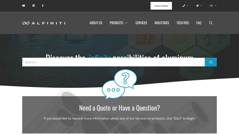 Aluminum Manufacturer of DOM Tube, Cold Drawn Tube, Extrusions & More