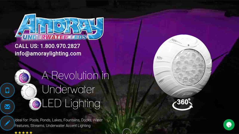 Underwater Inground Pool Lights | Amoray 12V Underwater LEDs