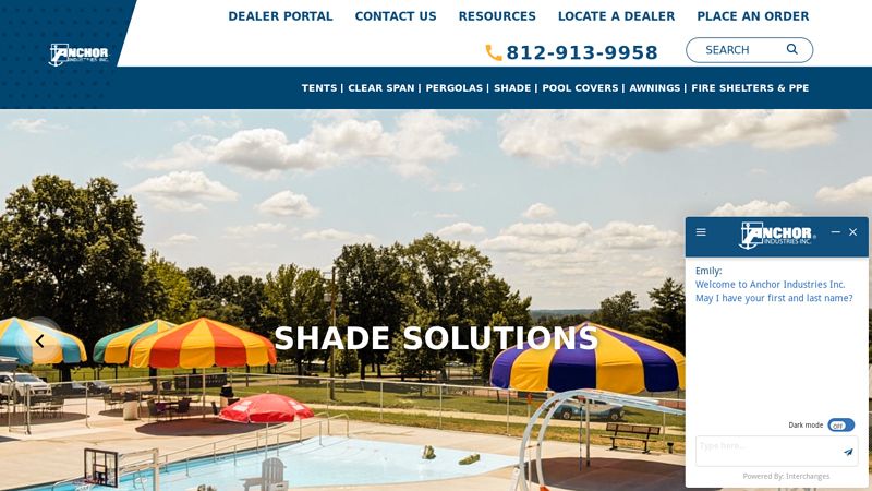 Tent manufacturer and Premium Pergolas | Anchor Industries