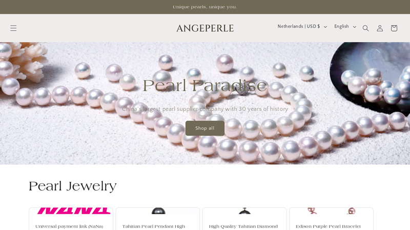 ANGEPERLE | The Biggest Pearl Supplier in China