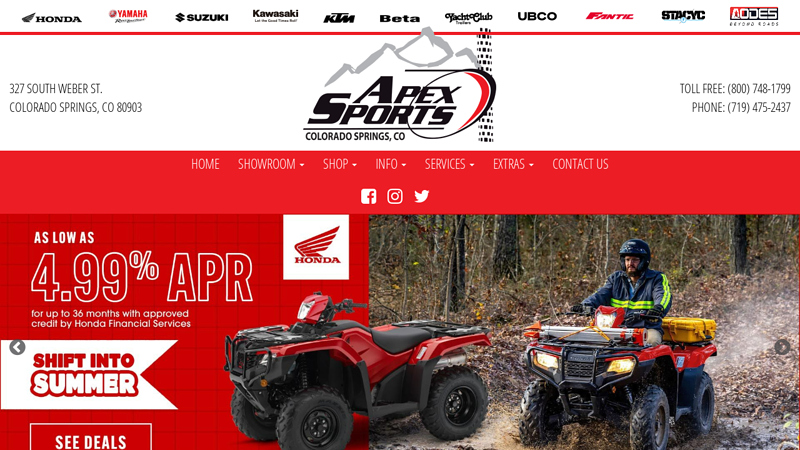 Colorado UTV, ATV, Scooter & Motorcycle Dealer | Shop Powersports Parts, Service, Sales & Gear CO