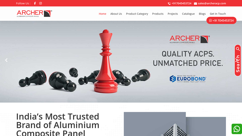Aluminium Composite Panel|ACP Panels|ACP Sheets Colours in Mumbai India