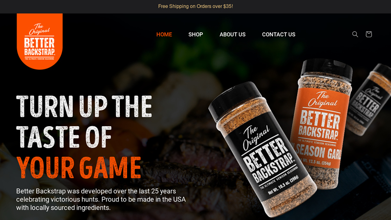 Better Backstrap - Shop Seasonings & Turn Up The Taste of Your Game