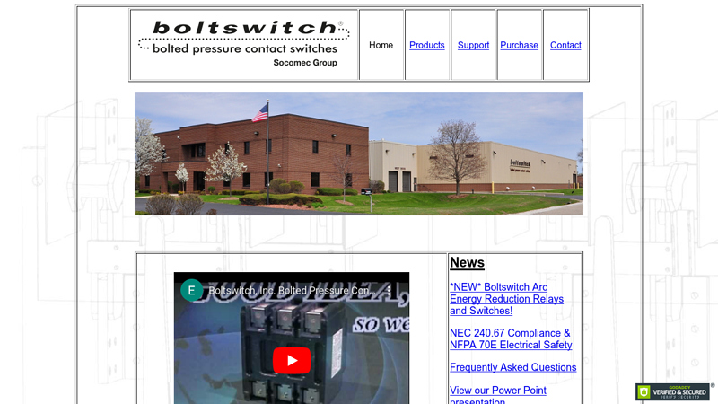 Boltswitch, Inc. Bolted Pressure Contact Switches