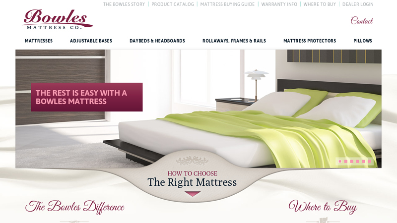 Mattresses, Beds, Frames & More: Kentucky & Indiana | Bowles Mattress Company