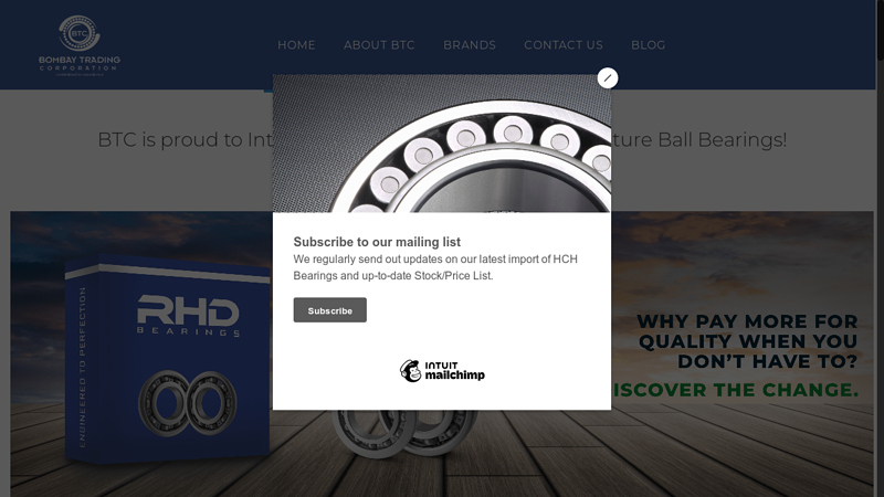 Bearing Supplier in India | Bearing Manufacturer, Importer in India