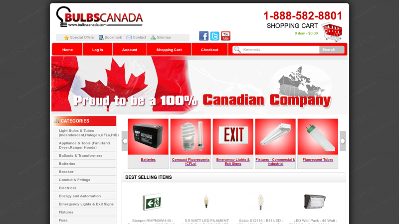 LED | Light Bulbs Canada | Lamps | HID | Halogens | LED | Ballast | Fluorescent Tubes | Fixtures | Buy Light Bulbs Online