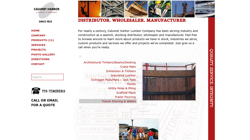 Chicago Lumber Company| Industrial Lumber| Crane Mats