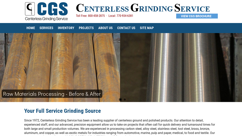 Centerless Grinding Service - Your Full Service Grinding Source