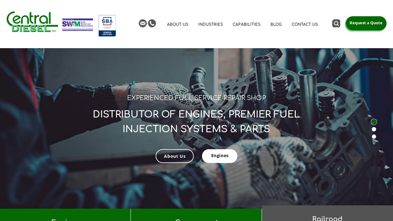 Fuel Injection Systems & Diesel Engine Specialists | Central Diesel, Inc.