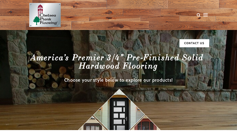 Chelsea Plank Flooring - manufactured by Frame Industries, Inc.
