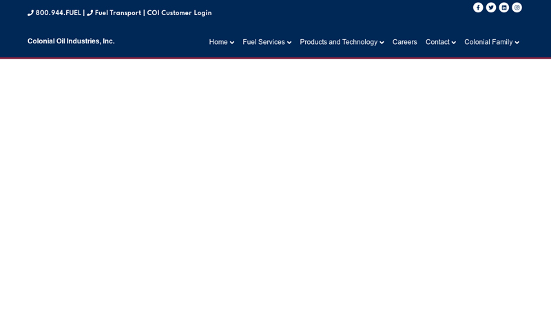 Colonial Oil Industries - Colonial Oil Industries, Inc.
