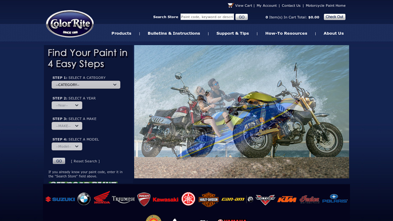 ColorRite Motorcycle Paint