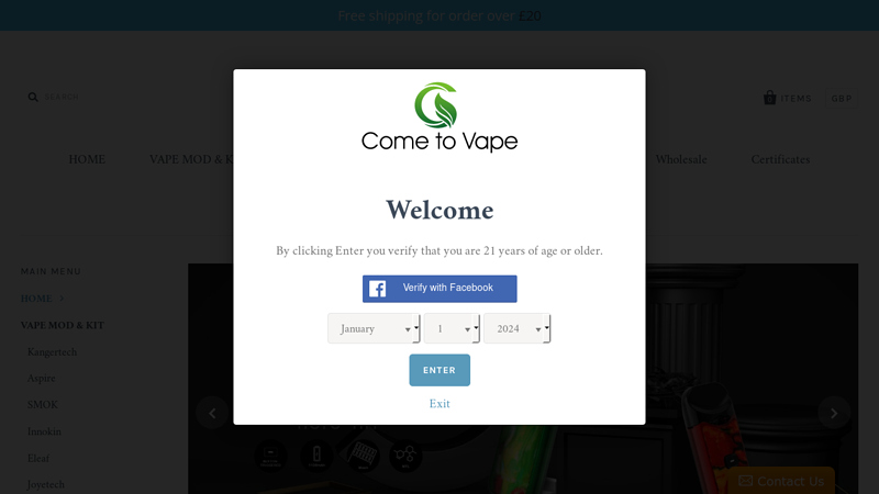 Online Buy Electronic Cigarettes - Cometovape.com C cometovape