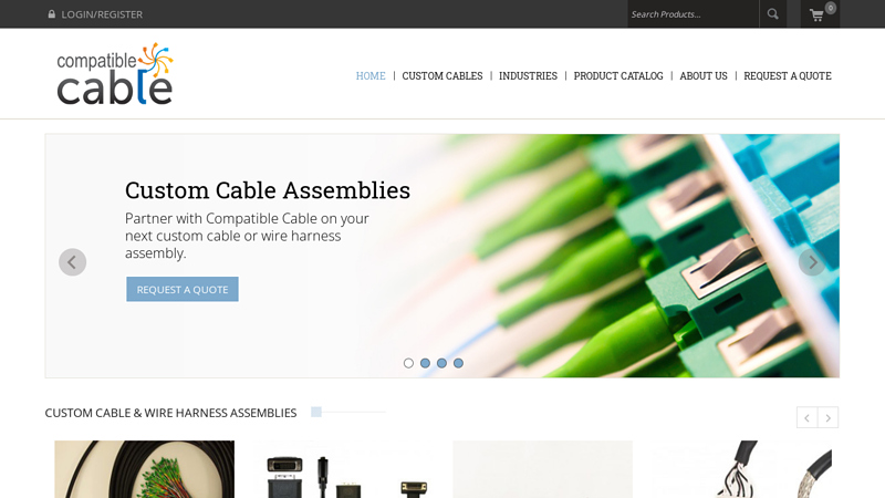Custom Cable Assemblies and Off-the-Shelf Cables | Compatible Cable Inc.; Custom Cable Assemblies and Off-the-Shelf Cables | Compatible Cable Inc.