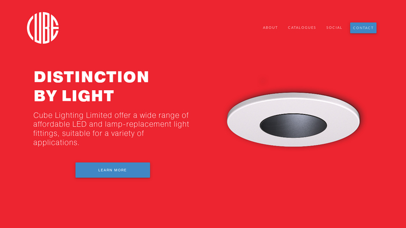 Cube Lighting Ltd - Design & manufacture of a wide range of affordable architectural LED and lamp-replacement light fittings