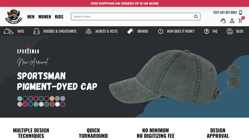 Custom Hats Canada l Custom Caps