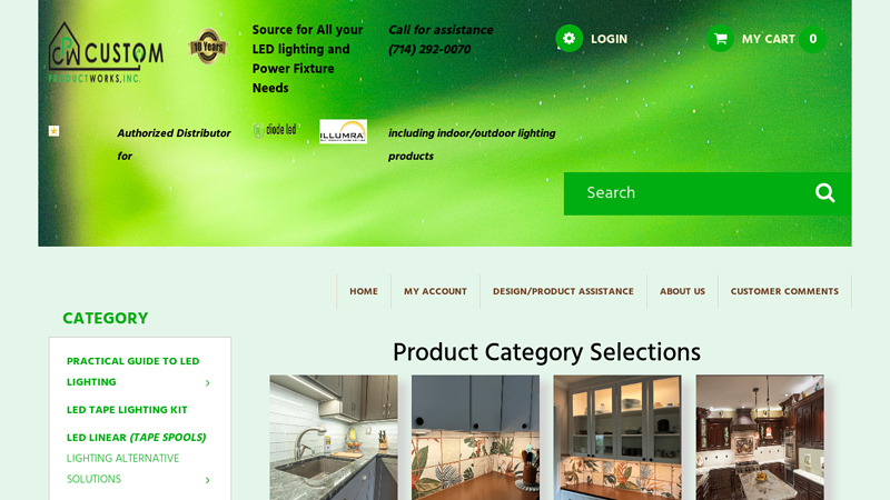 Custom Product Works - LED Lighting & Undercabinet Power Strips