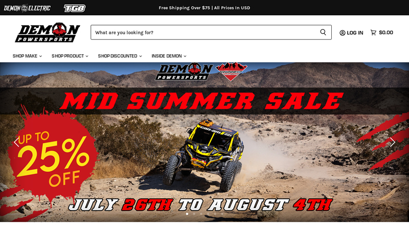 Demon Powersports - Aftermarket ATV UTV SXS Parts & Accessories