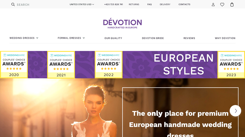 Wedding Dresses | Buy Bridal Gowns & Wedding Dresses Online at Devotion Dresses