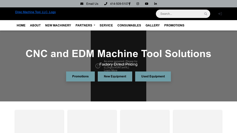 Premier Machine Tool Dealer in Wisconsin | Direc Machine Tools