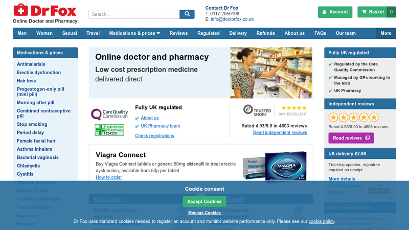 Dr Fox | Online Pharmacy & Prescriptions