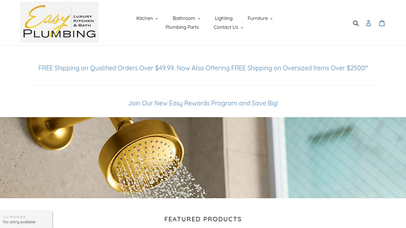 Luxury Bath and Kitchen Products | Plumbing Fixtures | Easy Plumbing