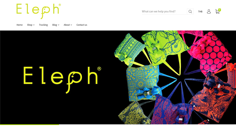 Best quality colorful foldable shopping bags & gifts made in Thailand C Eleph Lifestyle
