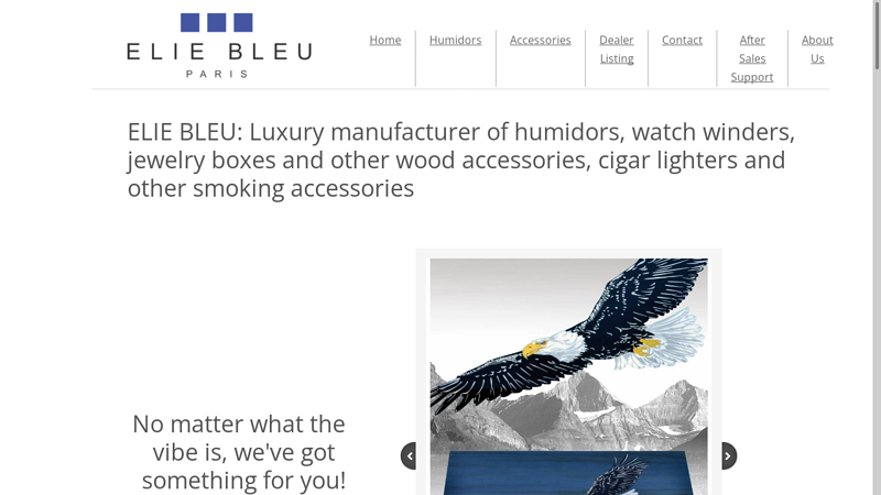Elie Bleu - Humidors, Cigar Lighters