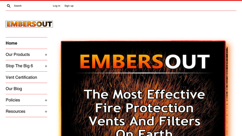 Embers Out Fire Protection Vents and Filters C EmbersOut