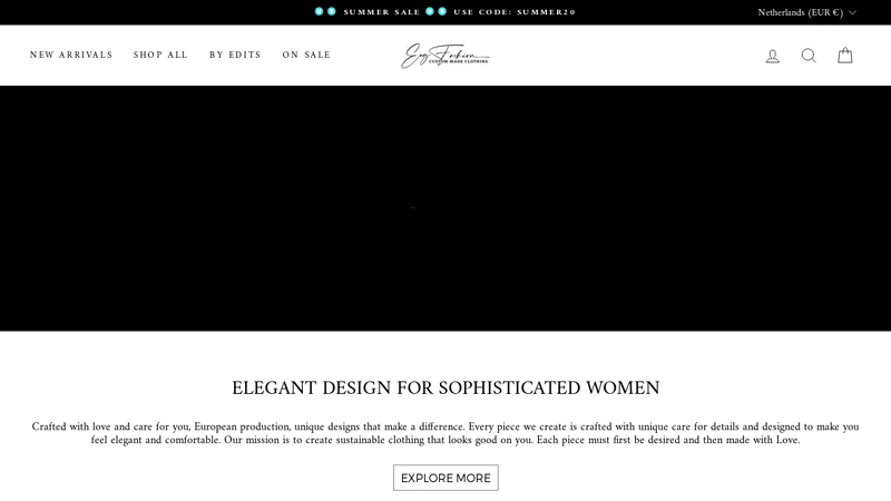 Minimalism with an Edge Clothing for Women; Memorial Day Sale