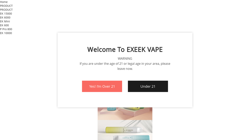 Exceeding the extreme--EXEEK VAPE