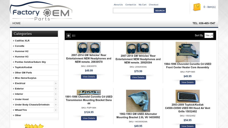 Factory OEM Parts