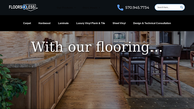 Floors4Less C With Our Flooring...Your Home Feels Fresh and New
