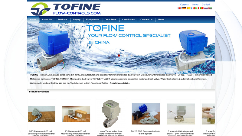 ToFine Flow Control in China,Mini motorized ball valve manufacturer in China,