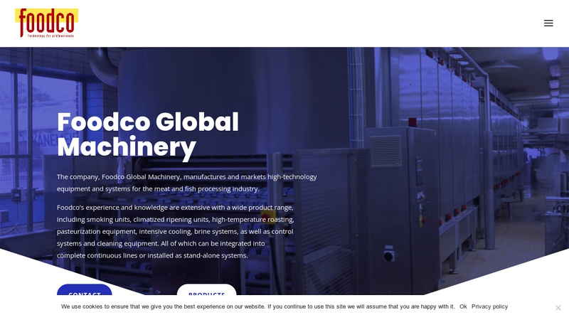 Foodco Global Machinery | High-technology food production equipment