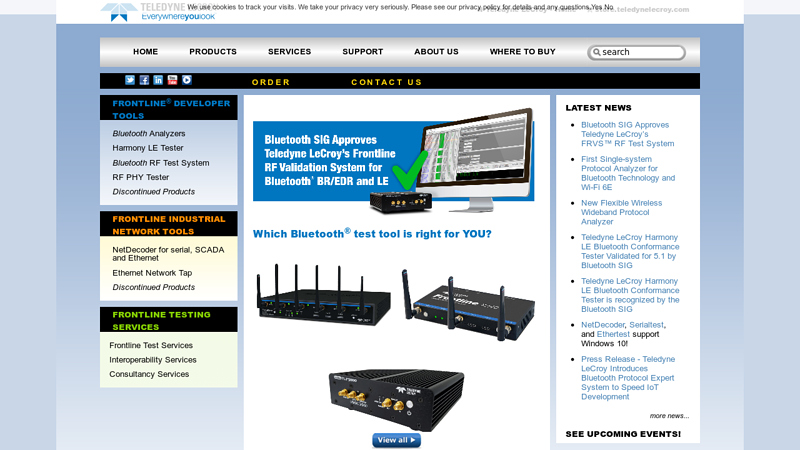 Packet Sniffers & Protocol Analyzers for Bluetooth, USB, RS-232/422/485, & Industrial Networks (Ethernet, Modbus, DH+, DeviceNet, ControlNet & More