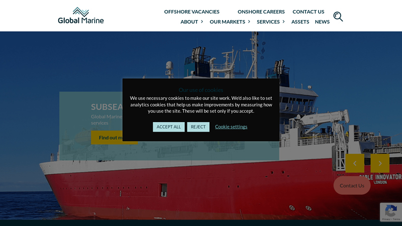 Subsea Fibre Optic Cable Installation & Maintenance | Global Marine