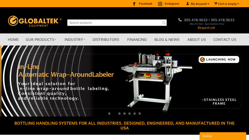 Conveyor and Packaging Equipment Manufacturer | GLOBALTEK? Equipment