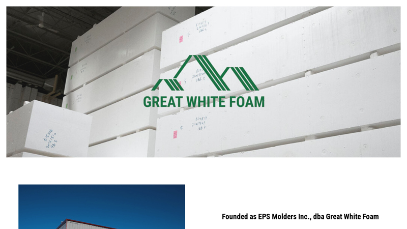 Great White Foam Polystyrene Products - EPS Molders Inc.