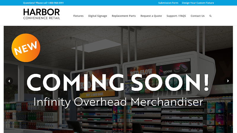 Tobacco Fixtures and Racks by Harbor Industries