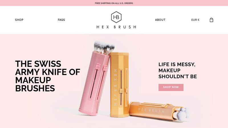 Hexbrush: First & Only 6-in-1 Makeup Brush Tool