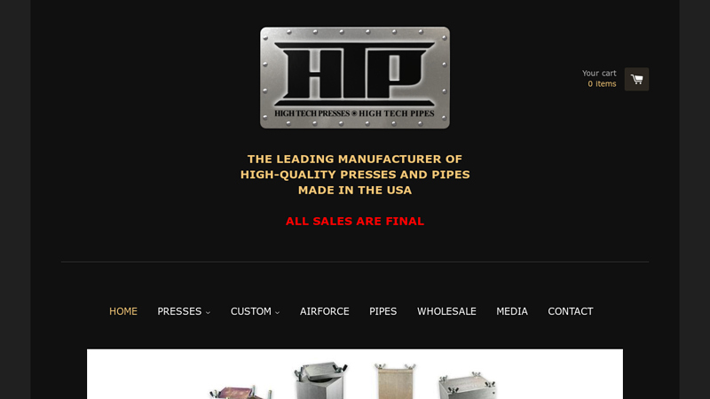 High Tech Presses & Pipes | American Made Smoking Accessories | High Tech Pipes