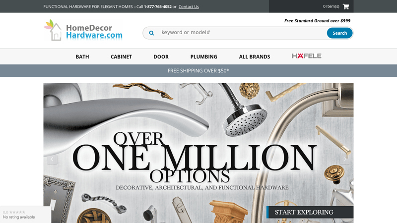 Home Decor Hardware - Decorative, Architectural and Builder