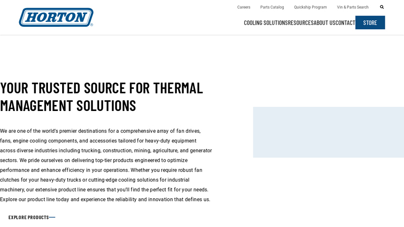 Engine Cooling Systems | Advancing Thermal Control | Horton, Inc