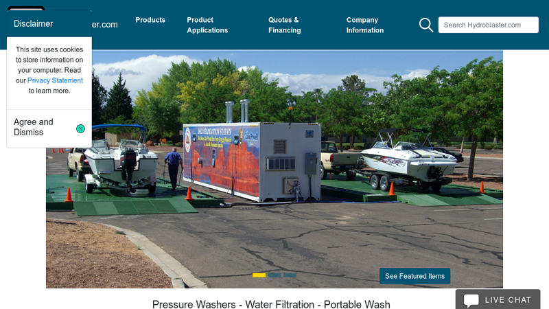 Portable Wash Rack | Water Filtration Systems | Pressure Washers