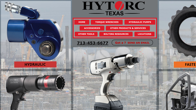 HYTORC in Houston, TX makes the worlds best torque wrenches. HYTORC of Texas in Houston makes hydraulic, pneumatic, and electric torque wrenches.
